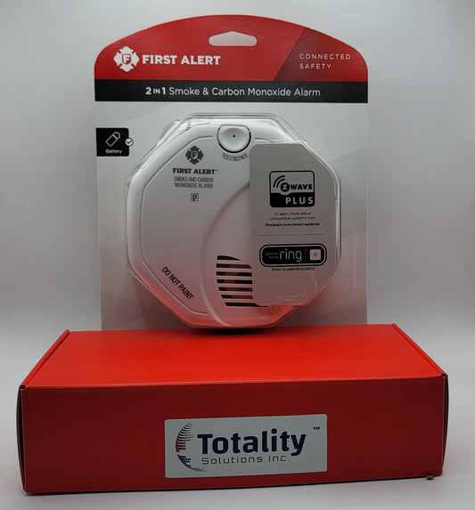 First Alert Z-Wave Smoke Detector & Carbon Monoxide Works with Ring Alarm 2nd Gen - Totality Secure