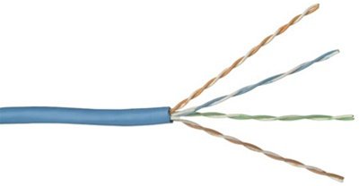Bulk Cat5e Ethernet UTP Blue Cable 100ft