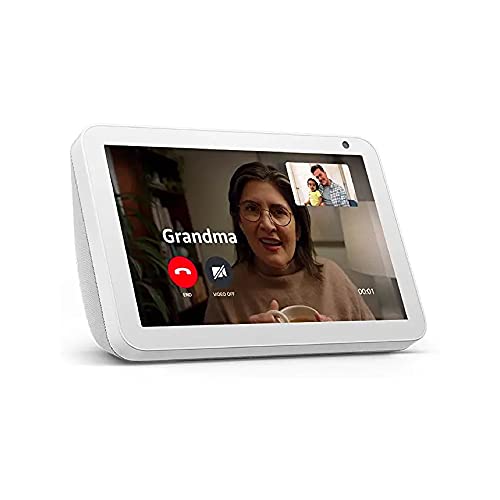 Echo_Show 8 - HD Smart Display with Alexa – Stay Connected with Video Calling  - Sandstone Perfect Add On for Your Smart Home