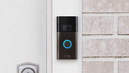 Video Doorbell – 1080p HD Video, Improved Motion Detection, Easy Installation - Venetian Bronze