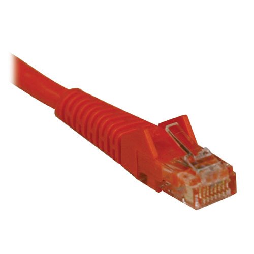 Tripp Lite Cat5e Snagless Molded Patch Cable RJ45, M/M, 3-Feet (N001-003-Or) Orange