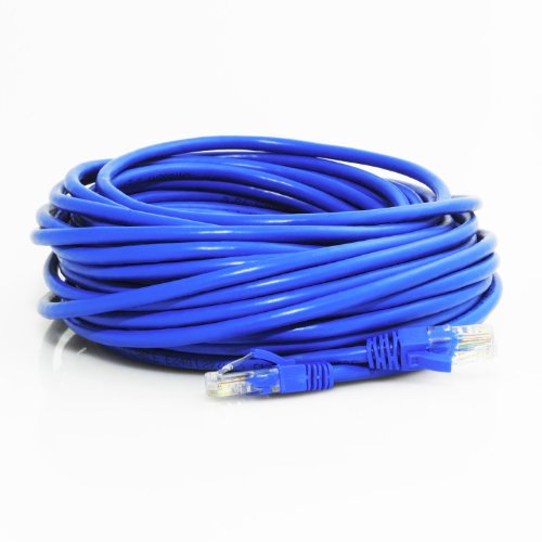 Importer520 Blue 100FT CAT5 RJ45 Patch ETHERNET Network Cable 100' for PC, Mac, Laptop, PS2, PS3, Xbox, and Xbox 360 to Hook up on high Speed Internet from DSL or Cable Internet.