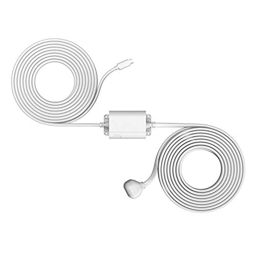 Indoor/Outdoor Power Adapter - Micro USB Plug - White