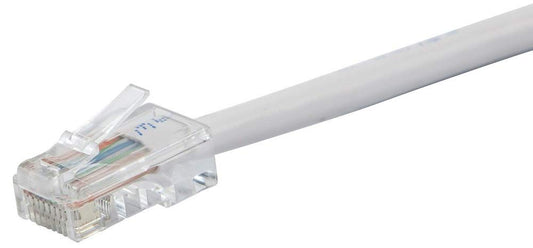 Monoprice Cat6 Ethernet Patch Cable - 7 Feet - White, RJ45, Stranded, 550Mhz, UTP, Pure Bare Copper Wire, 24AWG - Zeroboot Series