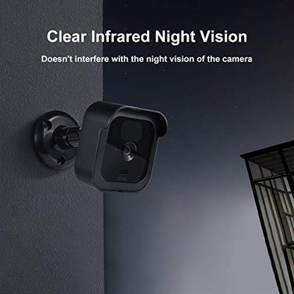 Blink Outdoor Camera Mount, 3 Pack Weatherproof Protective Housing Cover with 360 Degree Adjustable Wall Mount for Blink Outdoor Camera and Blink Indoor Security Camera System (Black)
