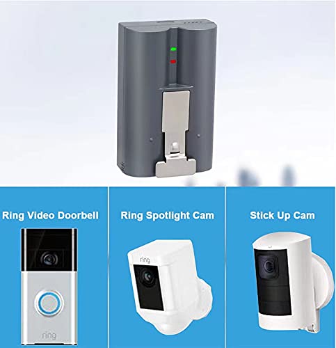 Ring Rechargeable Battery 2 Pack (3.65V 6040mAh) Compatible with Ring Video Doorbell, Ring Spotlight Cam and Ring Stick Up Cam