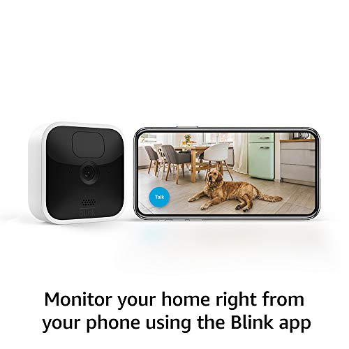 All-new Blink Indoor – wireless, HD security camera with two-year battery life, motion detection, and two-way audio  – 1 camera kit-B07X4BCRHB