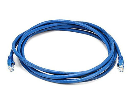 Monoprice 10-Feet 24AWG Cat6 UTP Ethernet Bare Copper Network Cable, Blue (103436)