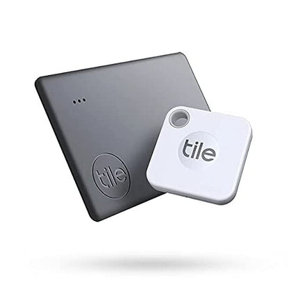 Tile Mate (2020) 2-Pack -Bluetooth Tracker, Keys Finder and Item Locator for Keys, Bags and More; Water Resistant with 1 Year Replaceable Battery