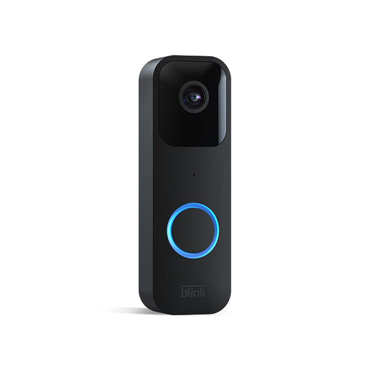 Exclusive Combo Bundle - Blnk Video Doorbell + Sync Module 2 | Two-Way Audio, HD Video, Motion and Chime App Alerts and Alexa Enabled — Wired or Wire-Free (Black)