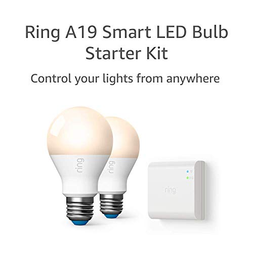 Smart Lighting A19 Bulb - White - 2 pack + Bridge - HB