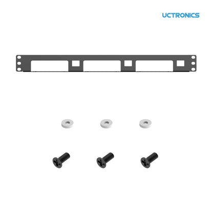 UCTRONICS Upgraded Mac Mini Rack Mount, 19" 1U Rackmount Supports 2 Units of All Mac Mini M1 and The Previous Models