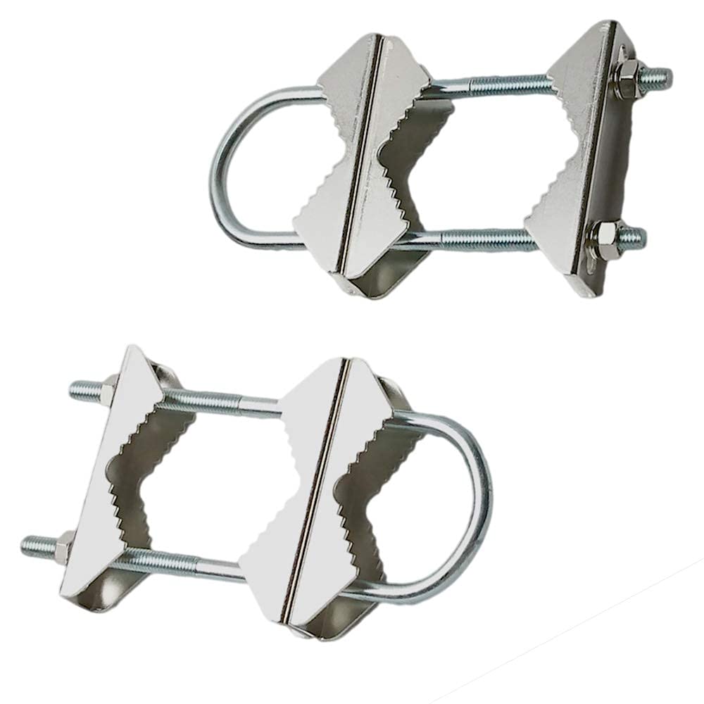 Double Antenna Mast Clamp V Jaw Block with U Bolts set of 2