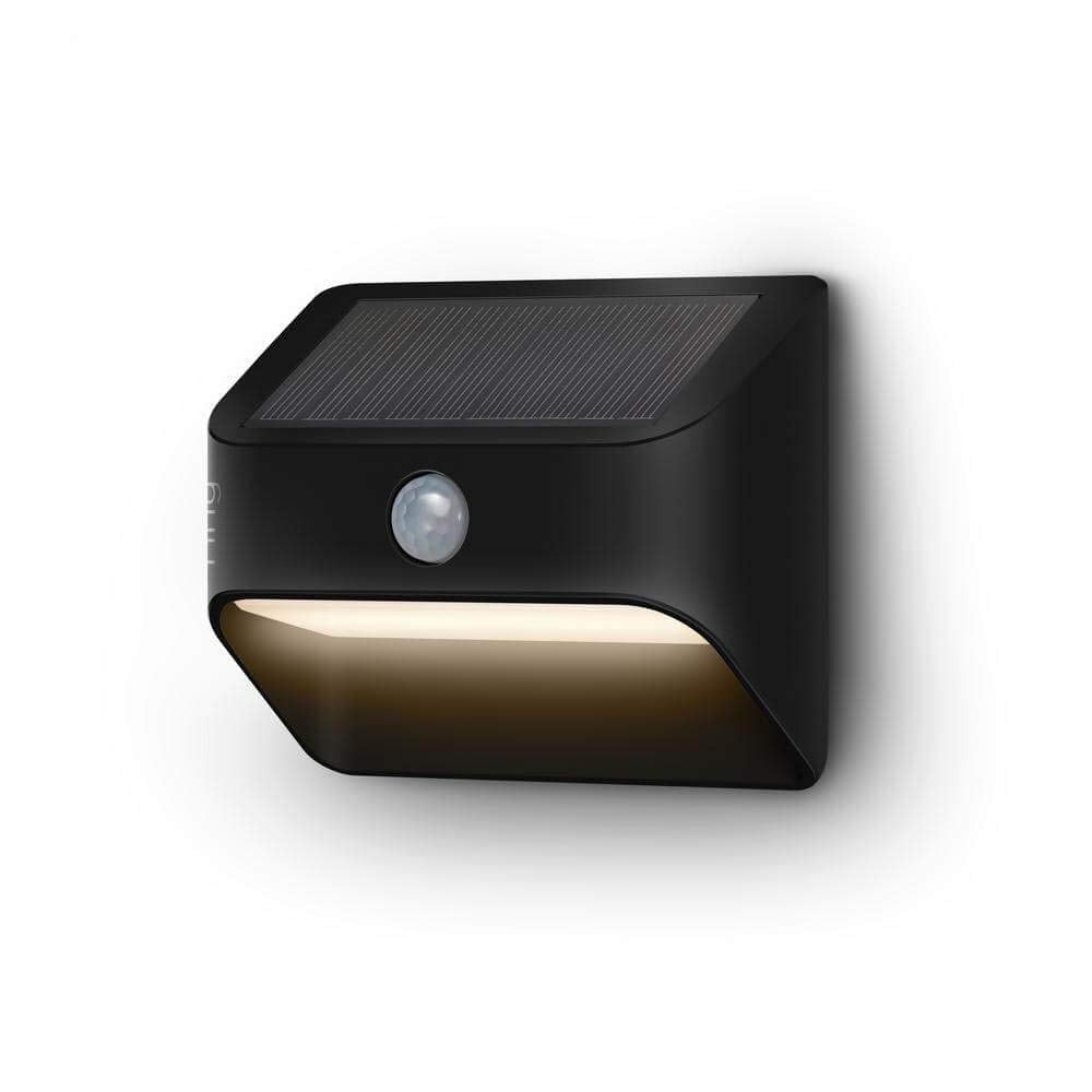 Ring Solar Steplight, Outdoor Motion-Sensor Security Light, Black (Starter Kit: 2-pack)