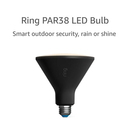 Ring PAR38 Smart LED Bulb, Black (Starter Kit: 2-pack)