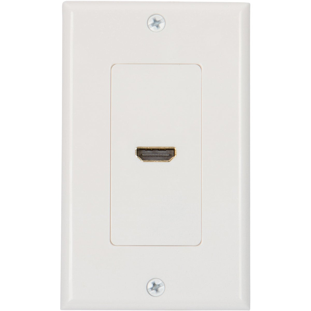 Buyer's Point HDMI Wall Plate [UL Listed] with 6-Inch Pigtail (25, White)