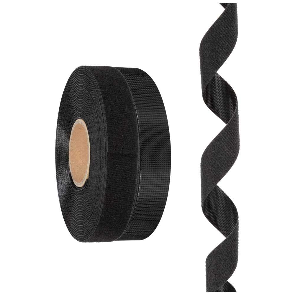 Cable Management, Replacement Tape Roll for Klein's Hook and Loop Dispenser, 25-Foot x 3/4-Inch, Black Klein Tools 450-950