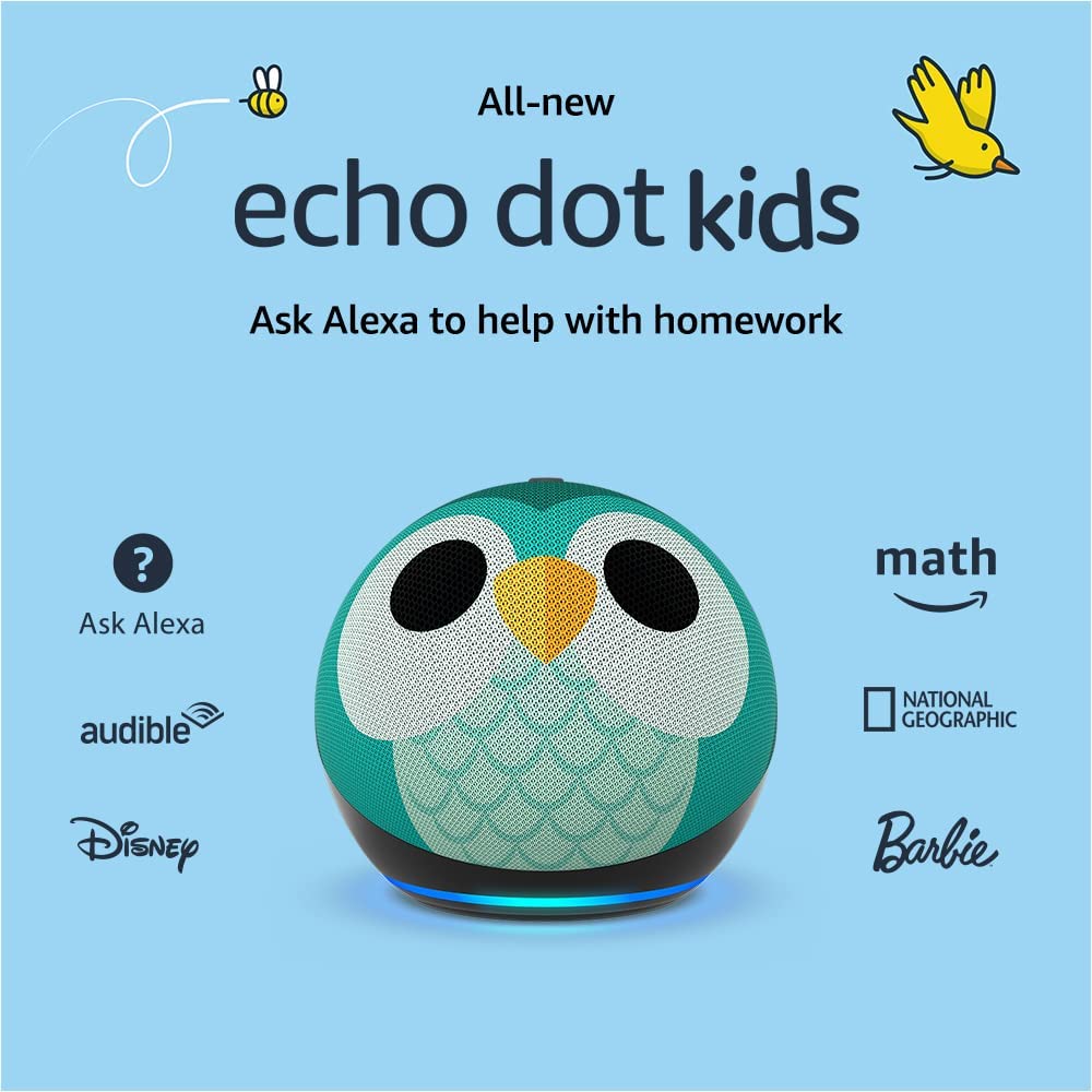 All-New Echo Dot (5th Gen) Kids Dragon with Echo Glow