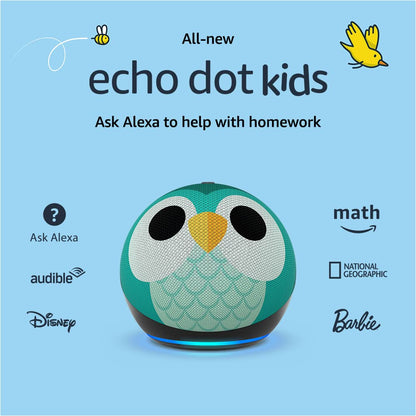 All-New Echo Dot (5th Gen) Kids Dragon with Echo Glow