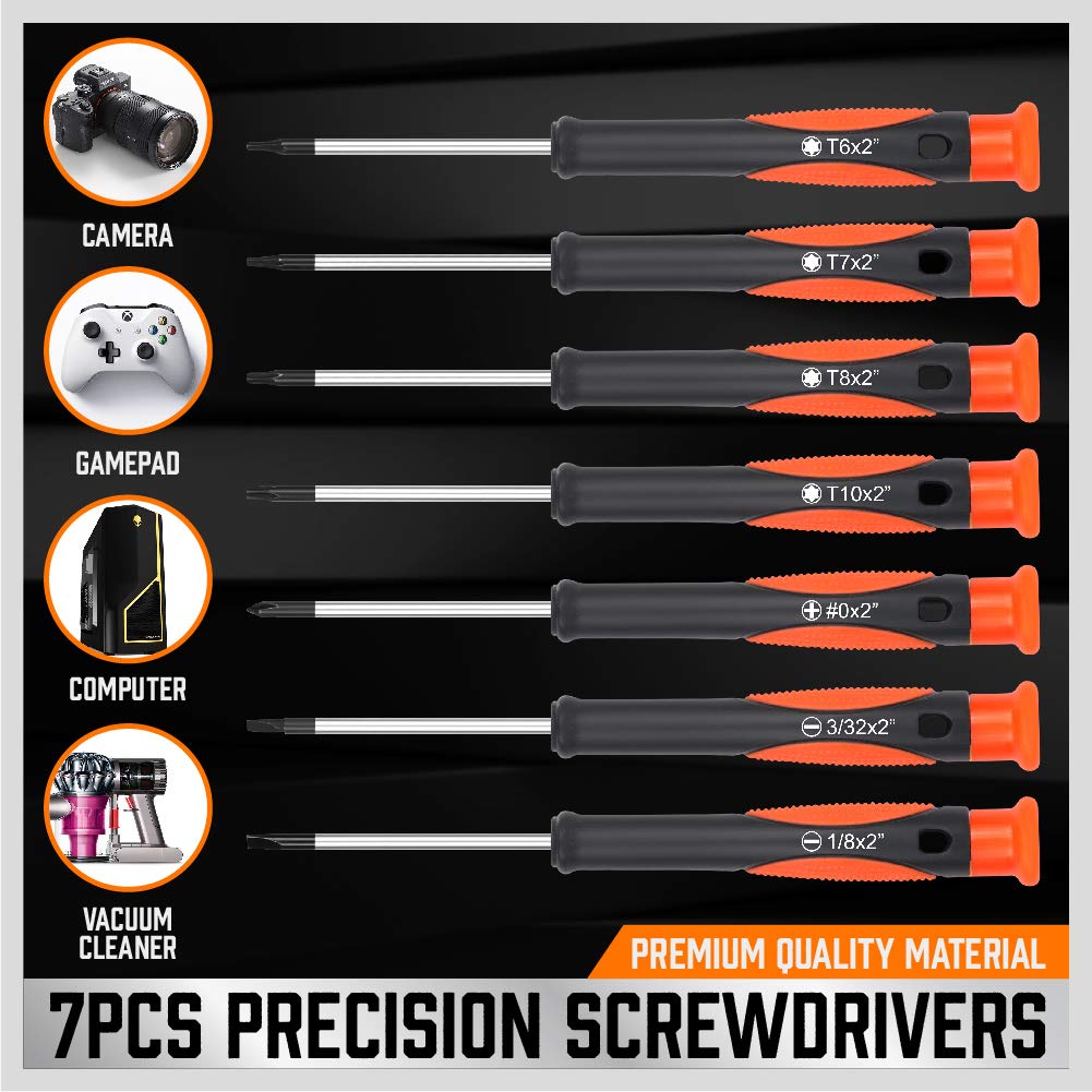 SEDY 122-Piece Magnetic Screwdriver Set with Plastic Racking, Best Tools for Men Tools Gift, Drive Magnetic Bit Holding Screwdriver Handle & Hex Key, for Home Repair, Improvement