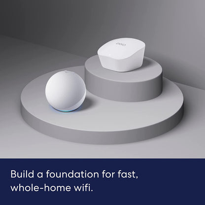 All-New Echo Dot (5th Gen) Deep Sea Blue with eero Mesh Wifi Router