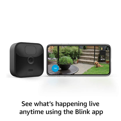 Blink Outdoor – wireless, weather-resistant HD security camera with two-year battery life and motion detection, set up in minutes – 5 camera kit