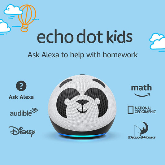 Limited Edition Echo Dot (4th Gen) Kids | Designed For Kids, With Parental Controls