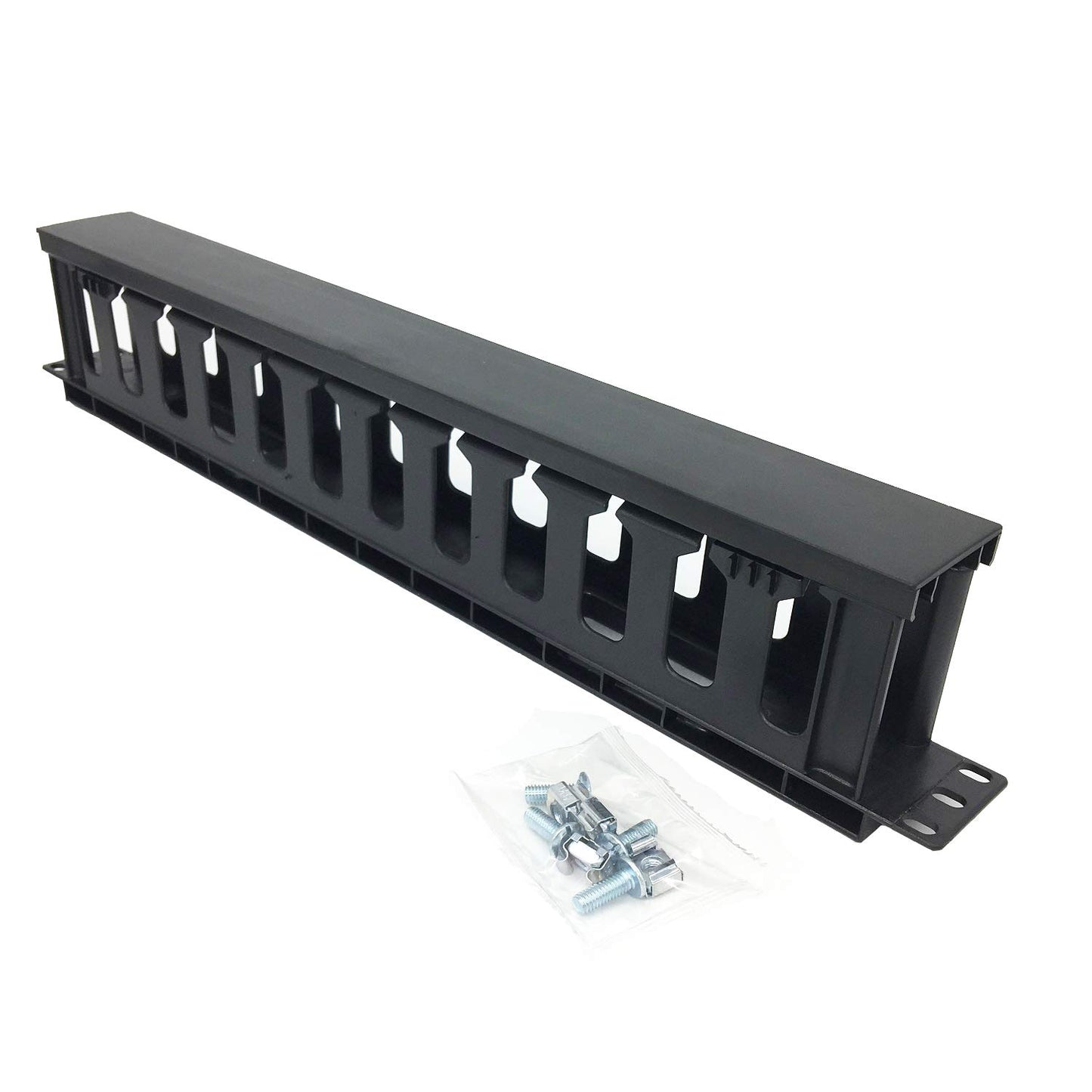 5 Pack of 1U Blank Panel - Metal Rack Mount Filler Panel for 19in Server Rack Cabinet or Enclosure, Black (1UBP5PC)