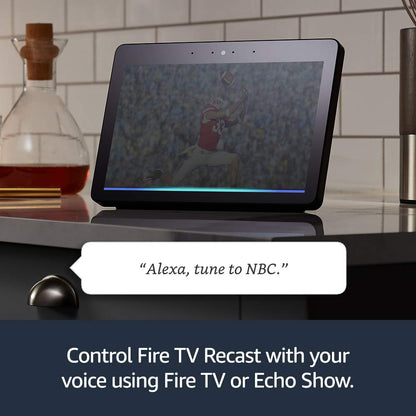 All-New Fi re TV Recast, Over-The-Air DVR, 500 GB, 75 Hours, DVR for Cord Cutters