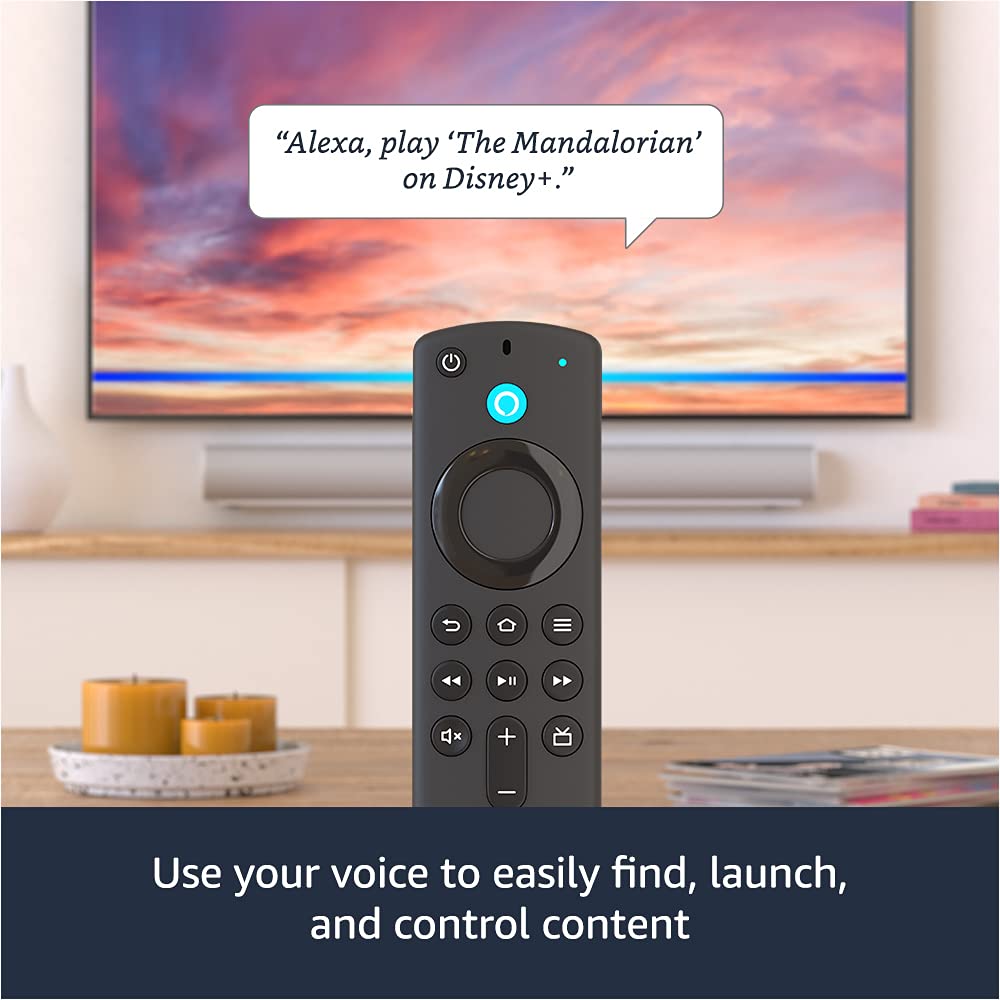 Fire TV 4K Max Streaming Device, Wi-Fi 6, Alexa Voice Remote (Includes TV Controls)