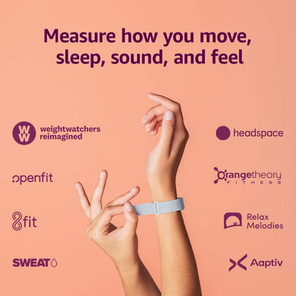 Amazon Halo Band – Measure how you move, sleep, and sound – Designed with privacy in mind - Blush + Rose Gold - Medium