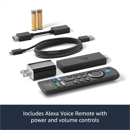 Fire TV 4K Max Streaming Device, Wi-Fi 6, Alexa Voice Remote (Includes TV Controls)