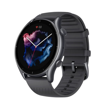Amazfit GTR 3 Pro Smart Watch Fitness Tracker with Bluetooth Call, Alexa, GPS, WiFi (Men’s, Black)