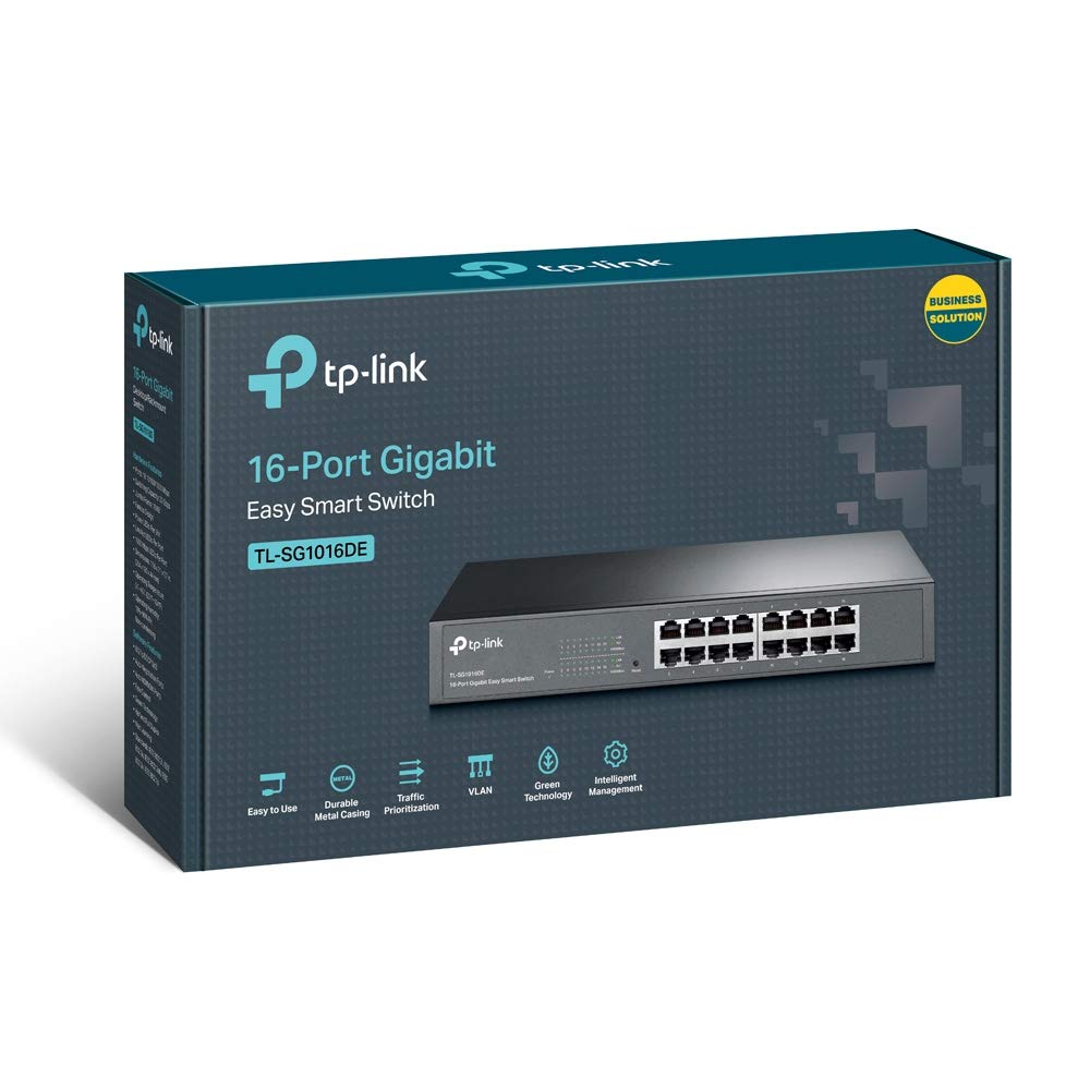 TP-Link 5 Port Gigabit Ethernet Network Switch | Plug and Play | Desktop or Wall-Mount | Plastic Case Ethernet Splitter | Fanless | Traffic Optimization | Unmanaged (TL-SG1005D)