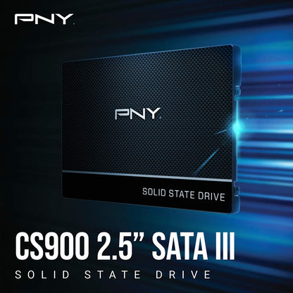 PNY CS900 120GB 3D NAND 2.5" SATA III Internal Solid State Drive (SSD) - (SSD7CS900-120-RB)