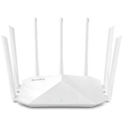 Speedefy Gigabit WiFi Smart Wireless Router - Dual Band AC2100 4x4 MU-MIMO, 7 Antennas, Strong Signal, High Speed, Easy Setup (Model K7W, White)