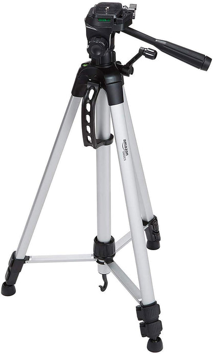 Amazon Basics Lightweight, Portable, Adjustable Camera Tripod with Bag, 60-Inch - Pack of 2