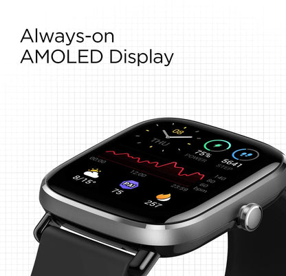 Amazfit GTS 2 Mini Smart Watch Fitness Tracker Monitor with GPS, Alexa, Waterproof (Sage Green)