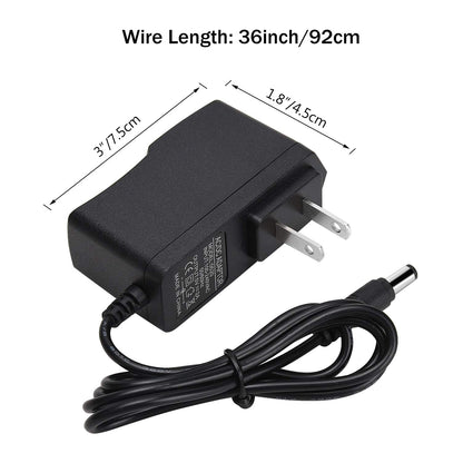 DC 24V 3A Power Adapter, 72 Watt AC 100-240V to DC 24Volt Transformers, Switching Power Supply for LED Strip Light, Camera, Wireless Router 2.1mm X 5.5mm US Plug