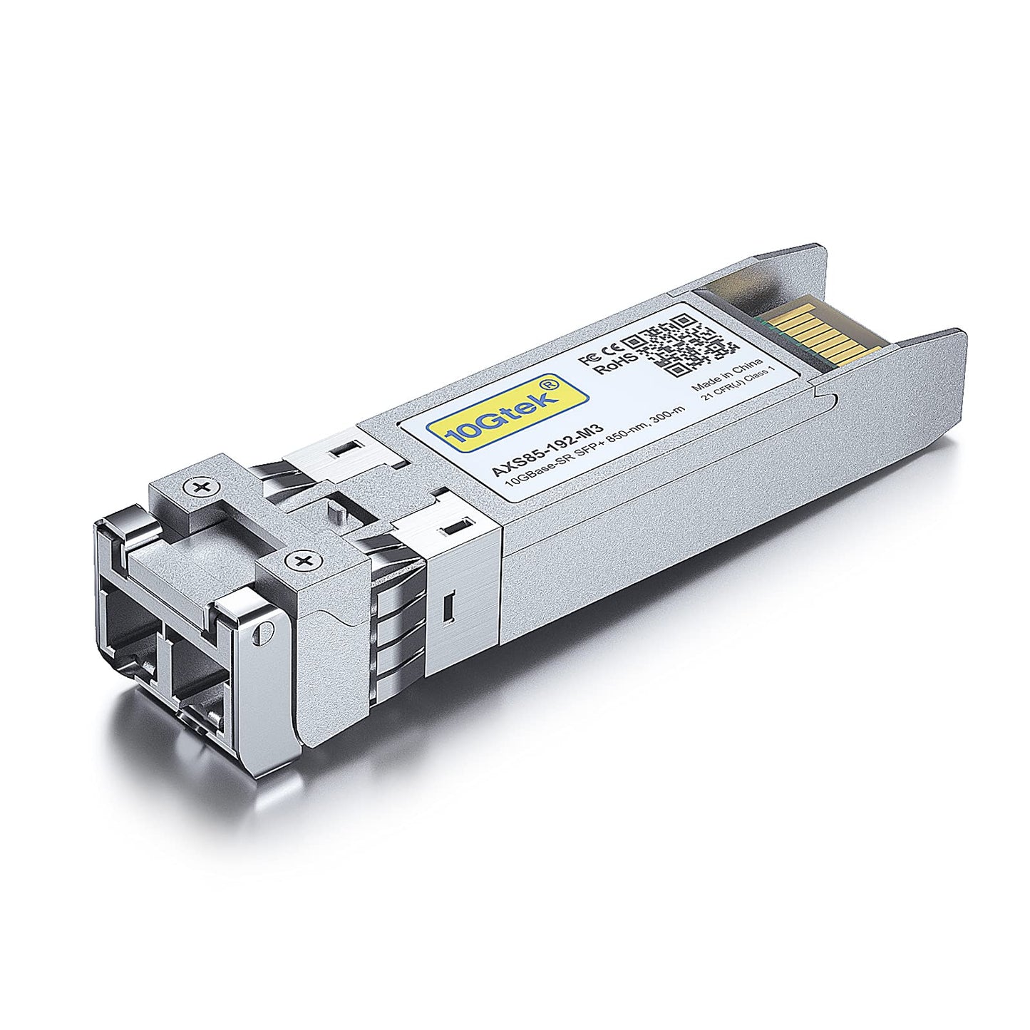 10GBase-SR SFP+ Transceiver, 10G 850nm MMF, up to 300 Meters, Compatible with Cisco SFP-10G-SR, Meraki MA-SFP-10GB-SR, and More, Pack of 2