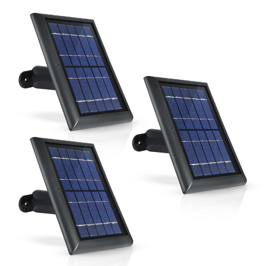 Wasserstein Solar Panel with Internal Battery Compatible with Blink Outdoor & Blink XT2/XT Camera (1-Pack, Black)