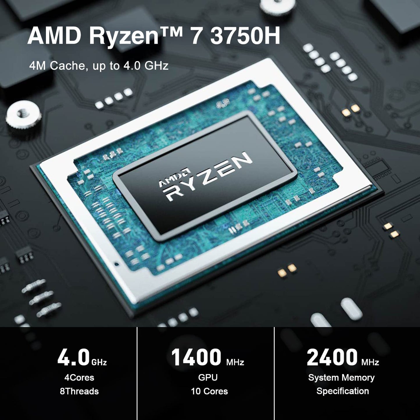 Desktop PC AMD Ryzen 7 3750H 4C/8T 8G DDR4 256G M.2 NVME SSD TRIGKEY S3 Mini PC Windows 10 Pro, Support Windows 11 Gaming Working Micro PC, 4K@60Hz UHD Graphics Triple Display/Dual Band WiFi/Win 11