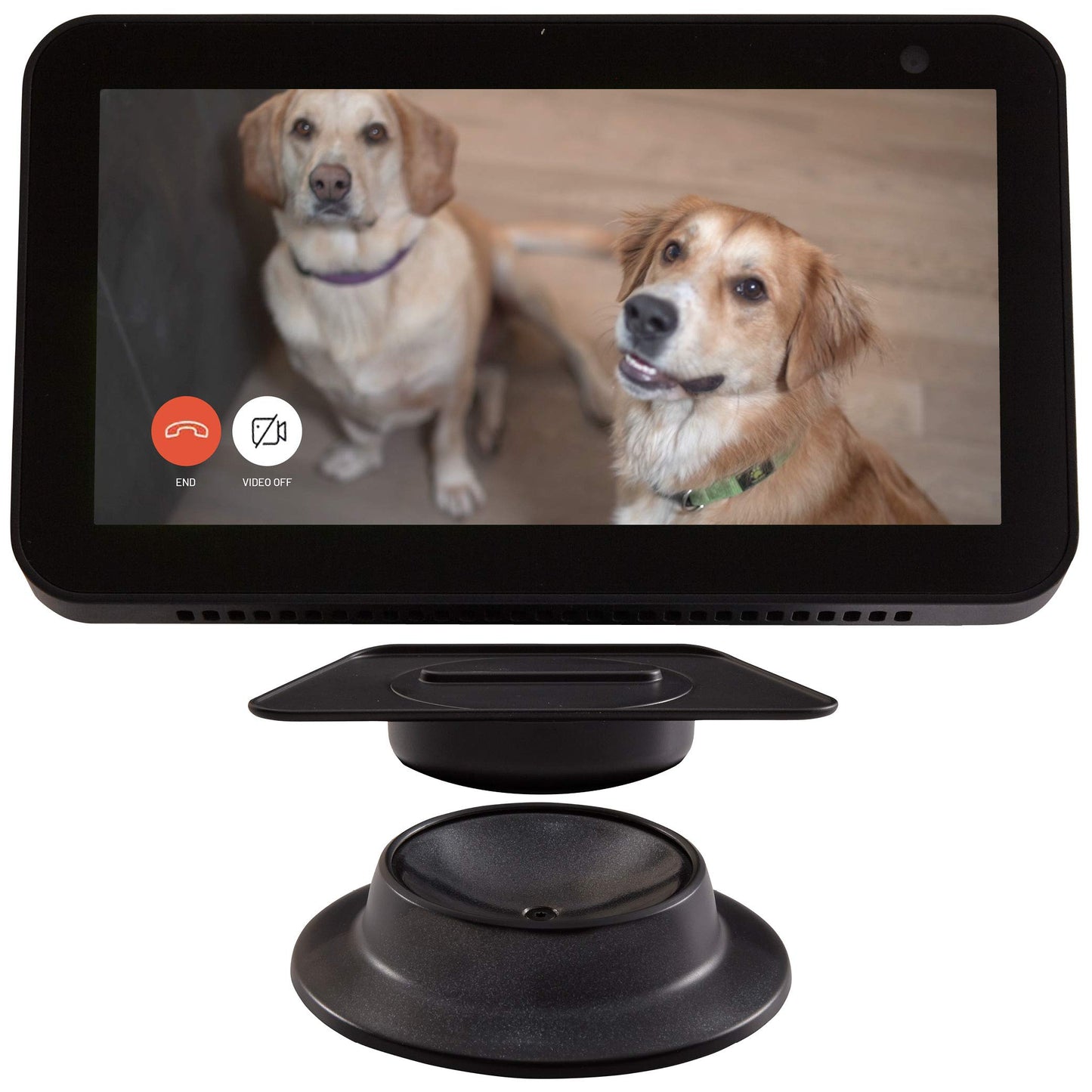 Made for Amazon Tilt + Swivel Stand in Black, for the Echo Show 8