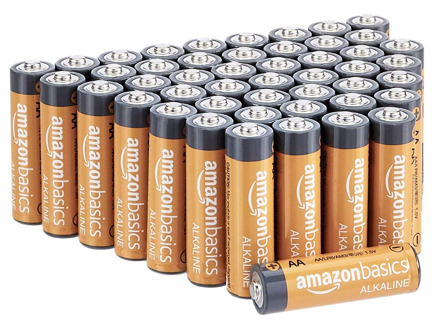 Amazon Basics Alkaline Battery Combo Pack | AA 48-Pack, C Cell 12-Pack (May Ship Separately)