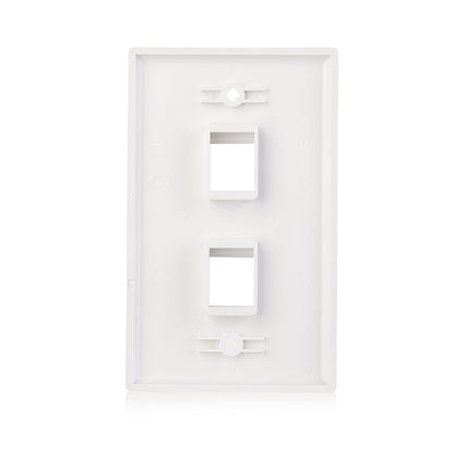 Cable Matters 10-Pack Low Profile 6-Port Cat5e, Cat6 Keystone Jack Wall Plate in White
