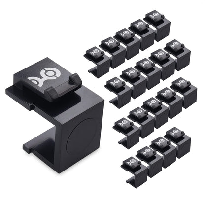 Cable Matters (20-Pack) Blank Keystone Jack Inserts in Black
