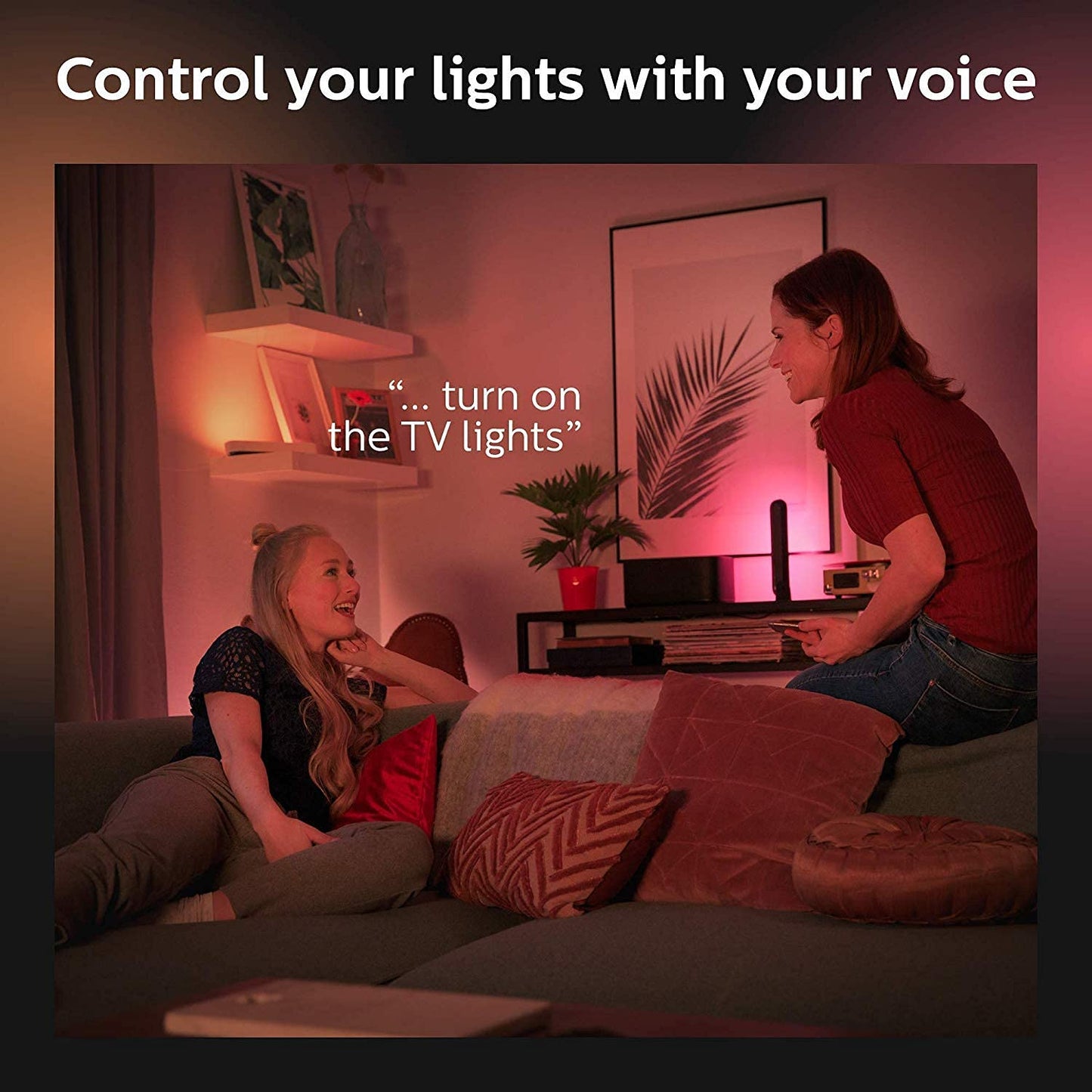 Philips Hue Play White & Color Smart Light, Single Base Kit, Hub Required/Power Supply Included (Works with Amazon Alexa, Apple Homekit & Google Home)