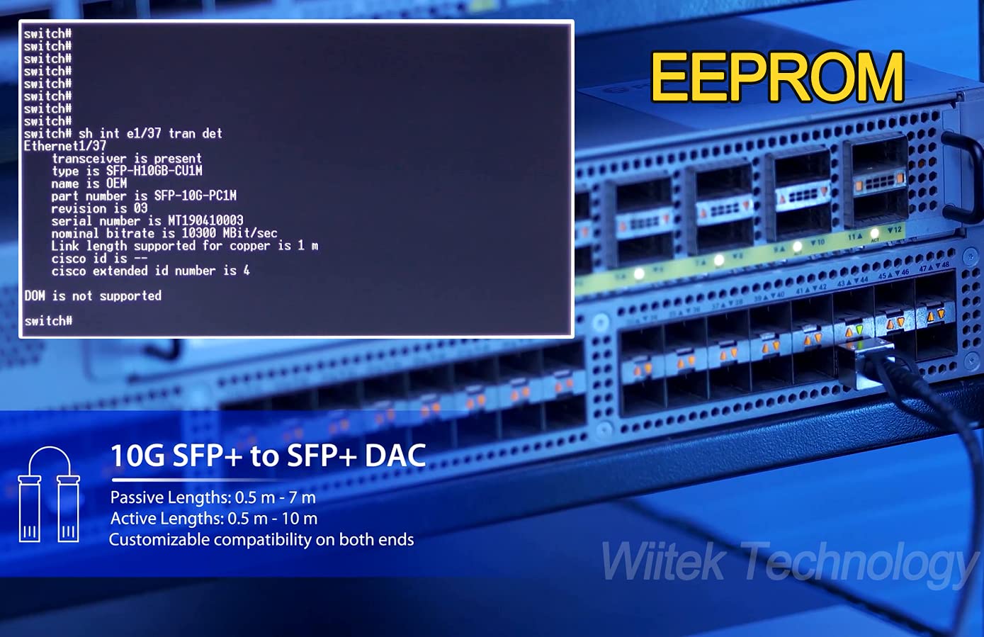 [Blue Colored] 3m 10G SFP+ DAC Twinax Cable, 10Gbase-CU SFP+ Passive Copper Cable, Compatible for Cisco SFP-H10GB-CU3M, Ubiquiti, Juniper, Mellanox, Mikrotik, Netgear, Supermicro, Open Source Switches