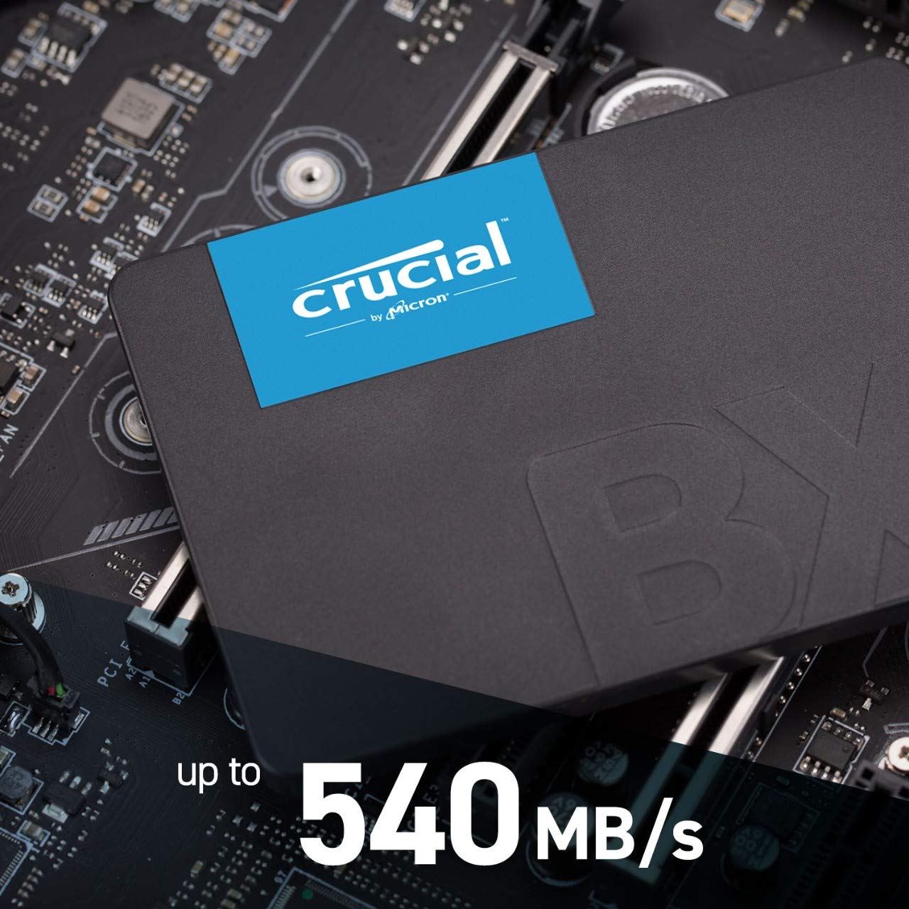 Crucial BX500 480GB 3D NAND SATA 2.5-Inch Internal SSD, up to 540MB/s - CT480BX500SSD1