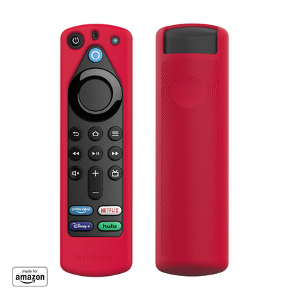 All New, Made for Amazon Remote Cover Case, for Alexa Voice Remote (3rd Gen) - Red
